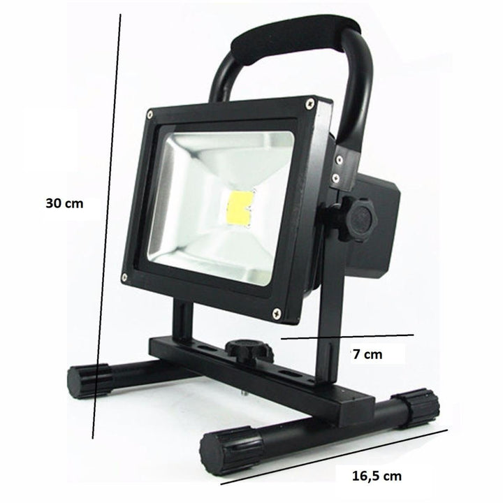 Projecteur LED Rechargeable 20W Portable IP65 - Silumen