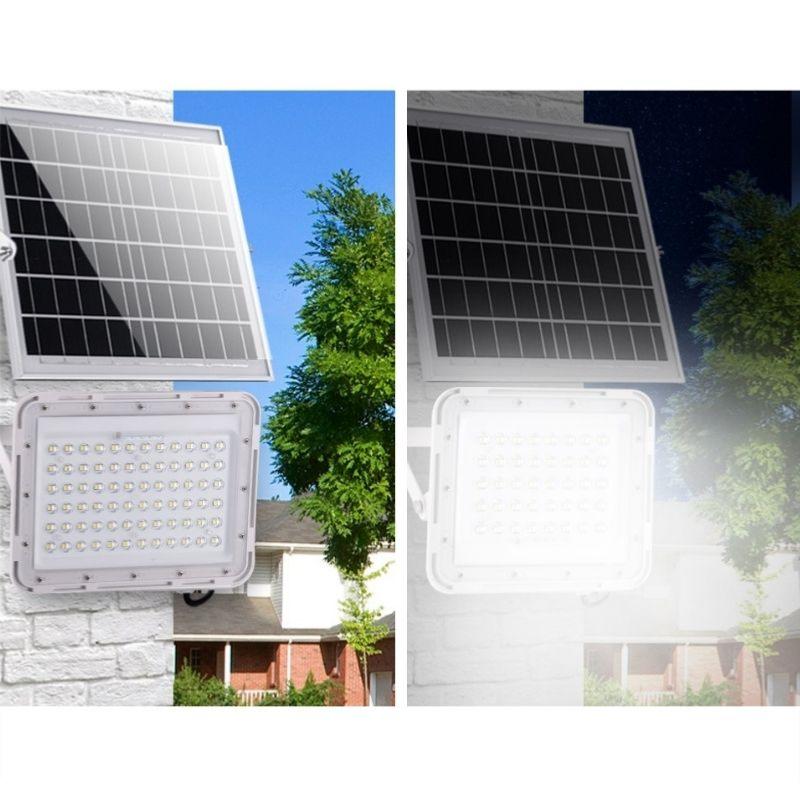 Projecteur Solaire LED 20W IP65 Standard (Panneau Solaire + Télécommande Inclus)