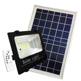 15 W dimmbares LED-Solar-Flutlicht mit Detektor (Panel + Fernbedienung im Lieferumfang enthalten)