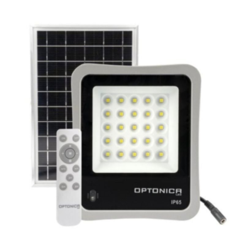 Projecteur Solaire LED 15W IP65 (Panneau Solaire + Télécommande Inclus) - Silumen