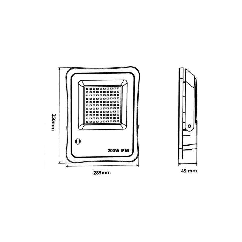 Projecteur Solaire LED 30W IP65 Dimmable (Panneau Solaire et Télécommande Inclus) - Silumen