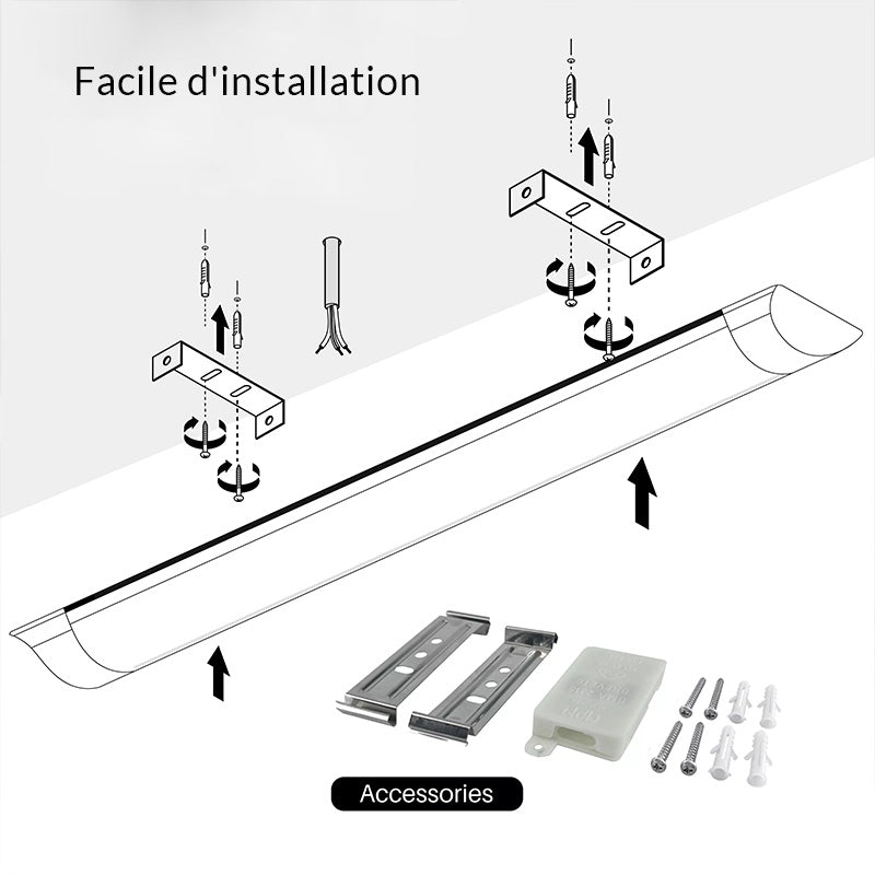 Réglette LED 30cm 10W - Silumen