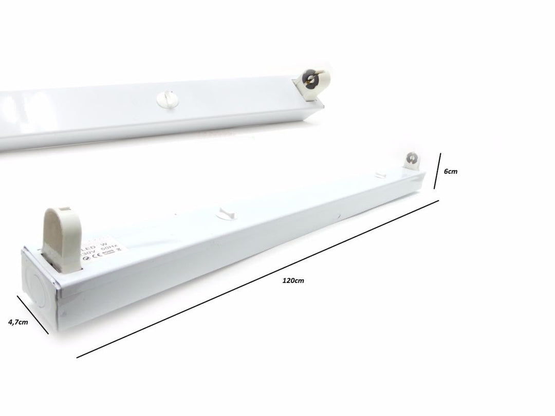 Réglette pour Tube LED T8 120cm - Silumen