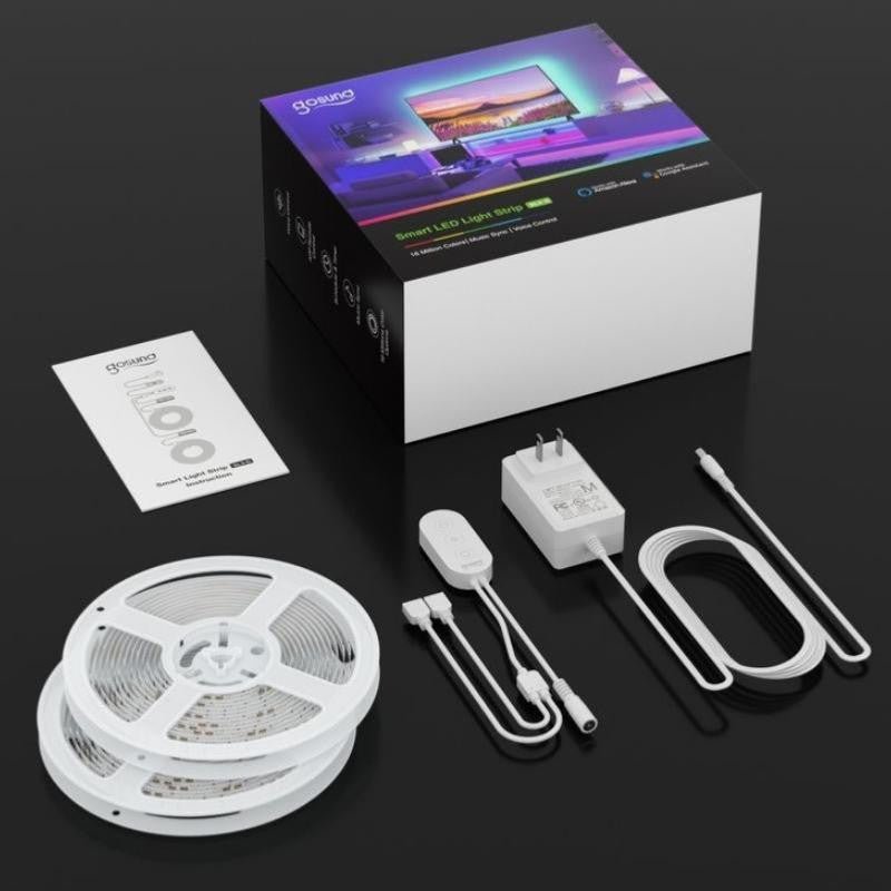 Ruban LED Connecté WiFi RGB 12V 2x5M 30LED/m - Silumen