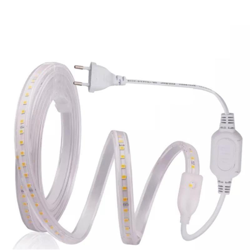 Ruban LED Fin 50M 220V Recoupable 20cm IP65 2835 120LED/m - Silumen