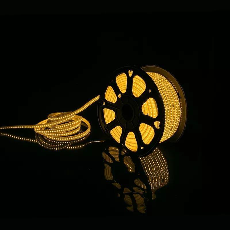 Ruban LED Fin 50M 220V Recoupable 20cm IP65 2835 120LED/m - Silumen