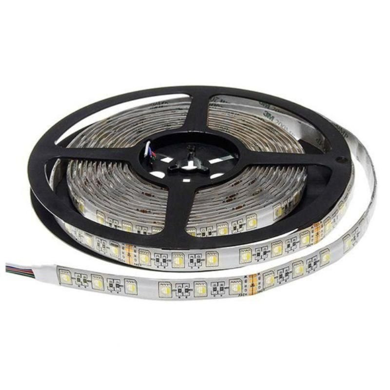 Ruban LED RGBWH 24V 80W 5M 5050 IP54 60LED/m - Silumen