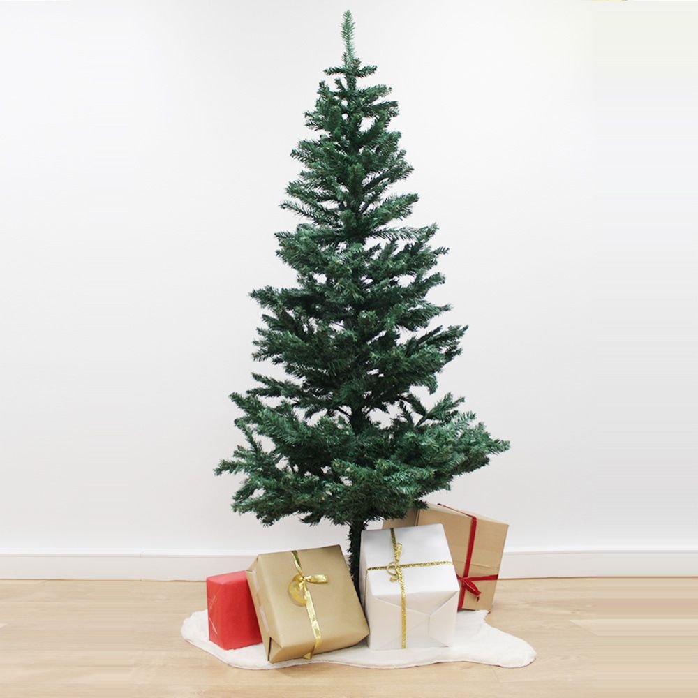 Sapin Artificiel de Noël Vert 180cm avec 636 têtes - Silumen