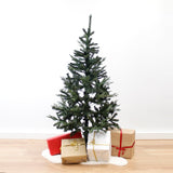 Realistic green artificial fir 150cm with 400 heads, metal foot