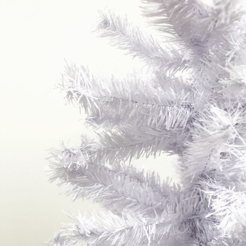 Sapin de Noël BLANC 120cm avec 200 têtes - Silumen