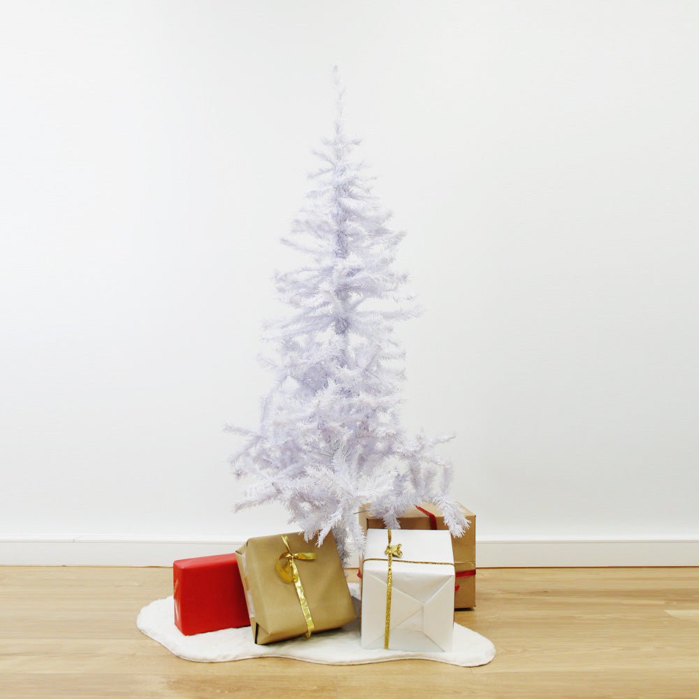 Sapin de Noël BLANC 150cm avec 280 têtes - Silumen