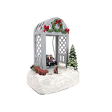 Bright scene with children on swing (3xlr06 batteries not included)