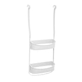 Flexible hanging shower servant 2 levels - white