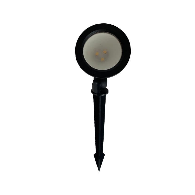 Spot à Piquer LED extérieur IP65 3W Noir (Lot de 2) - Silumen
