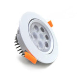 Verstellbarer LED-Einbaustrahler 7W 80° rund