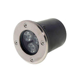 LED-Einbaustrahler für den Außenbereich, IP65, 220 V, Boden, 3 W, 18°