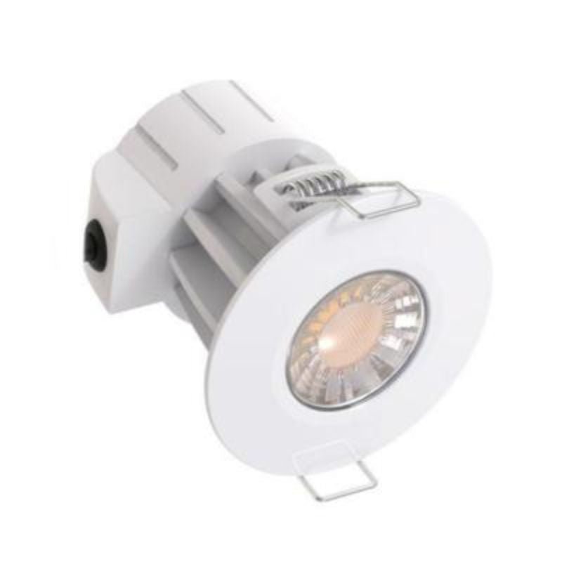 Spot LED Anti-Feu Encastrable 8W IP65 Rond Blanc - Température de couleur variable - Silumen