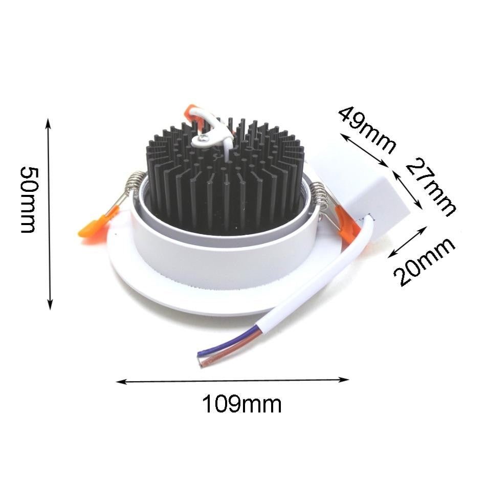 Spot LED Encastrable 5W 80° Orientable Rond - Silumen