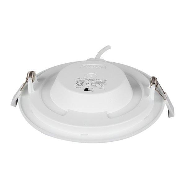 Spot LED Rond Extra Plat 12W Ø170mm Dimmable Température Variable - Silumen