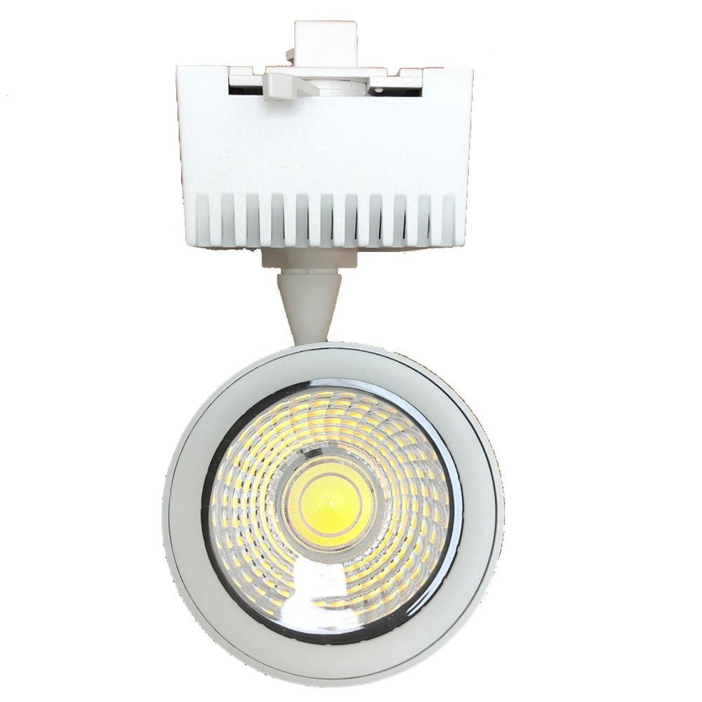 Spot LED sur Rail 30W 80° COB Monophasé - Silumen