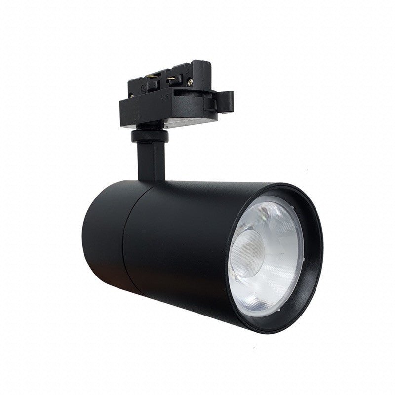 Spot LED sur Rail 30W 80° Compact Monophasé - Silumen
