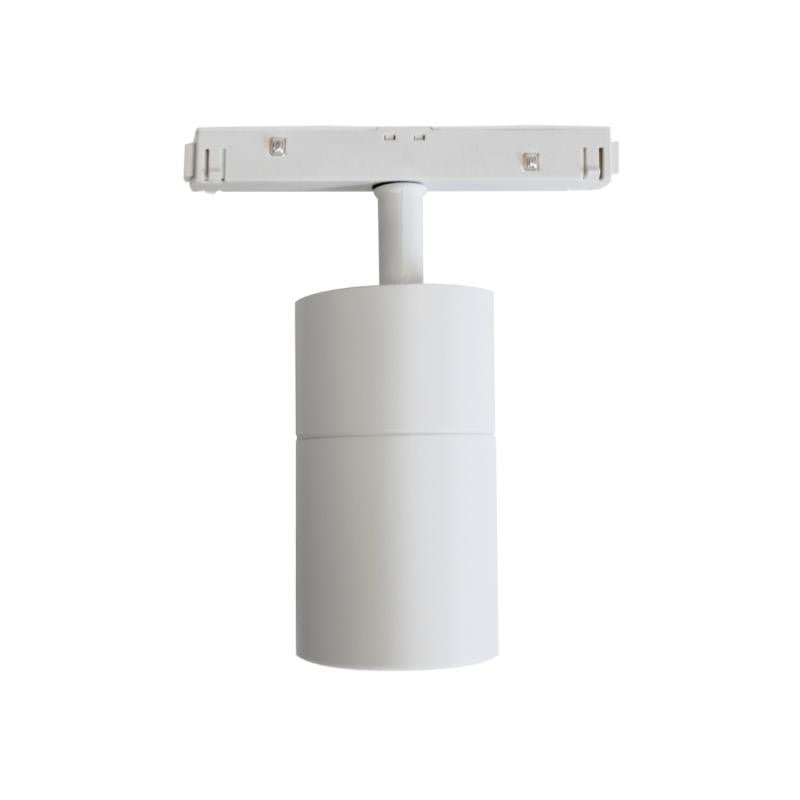 Spot LED sur Rail Magnétique 48V 15W Orientable BLANC - Silumen