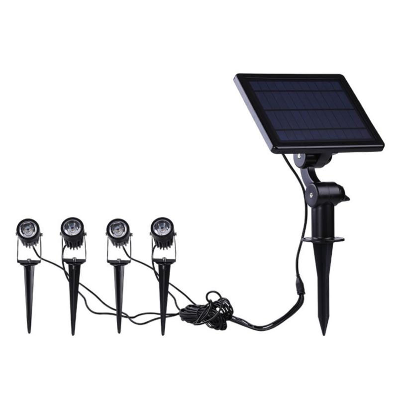 Spots Solaires Connectés à piquer RGB IP55 (Lot de 4) - Silumen