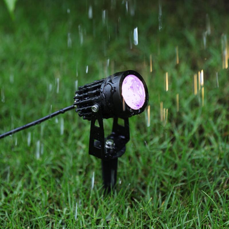 Spots Solaires Connectés à piquer RGB IP55 (Lot de 4) - Silumen