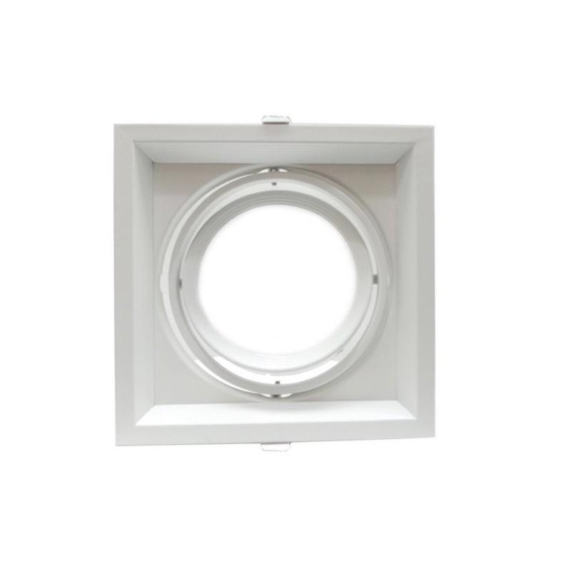 Support Orientable BLANC Encastrable pour Ampoule AR111 - Silumen