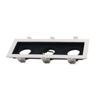 Triple Adjustable Recessed GU10 Spotlight Holder