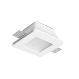 Spot Gu10 Square LED -ondersteuning Ø120 mm + ondoorzichtig venster