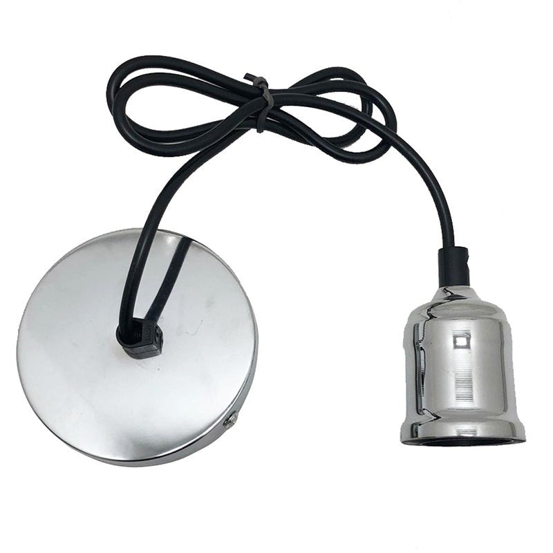 Suspension Ampoule E27 Brossé - Silumen
