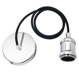 E27 Brushed bell bulb suspension