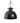 Suspension en Métal Noir 30cm pour Ampoule E27 - Silumen