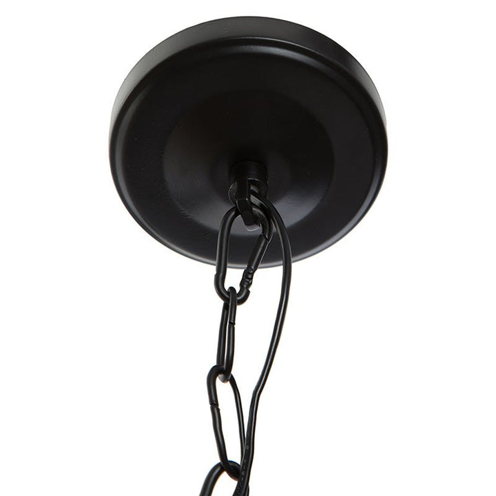 Suspension en Métal Noir 30cm pour Ampoule E27 - Silumen
