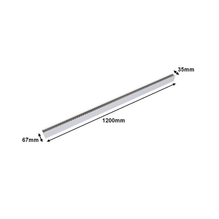 Suspension Linéaire LED 120cm 50W Interconnectable - Silumen