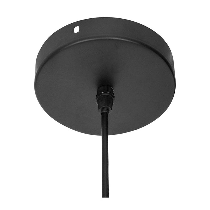 Suspension Métal Noir 45 cm pour ampoule E27 - Silumen