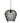 Suspension Métal Noir Géométrique 26 cm pour ampoule E27 - Silumen