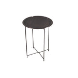 Table d'appoint pliable Ø46x50.5cm - Noir