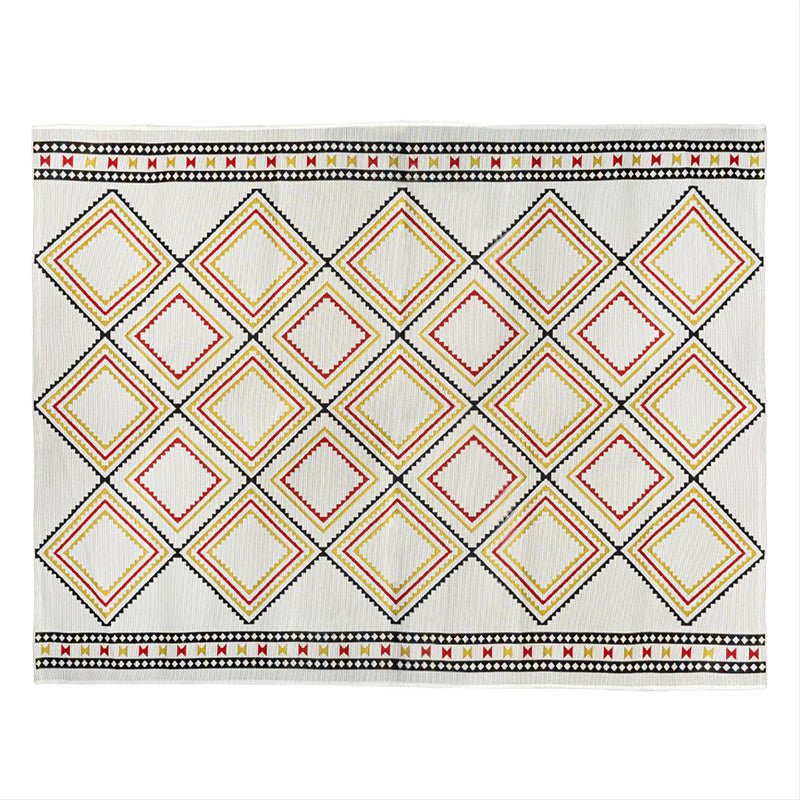 Tapis Extérieur 155x230 cm Losange en Polypropylène - Silumen