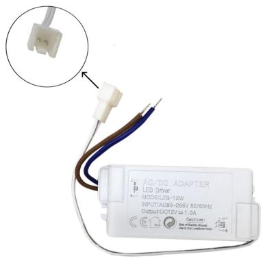 Transformateur 220V 12V 12W DC 1A pour Profilé LED intégré - Silumen