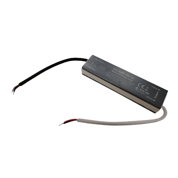 Transformateur 220V 12V IP67 45W DC 3.75A - Silumen