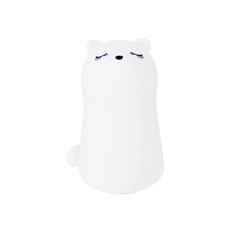 Veilleuse de Nuit Chat Debout Tactile en Silicone (avec câble usb) - Silumen