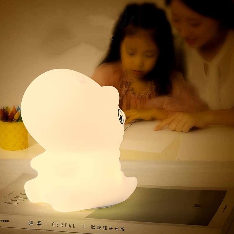 Veilleuse de Nuit Dinosaure Tactile en Silicone (avec câble usb) - Silumen