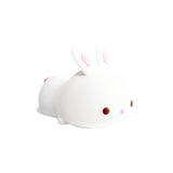 Night night light lying rabbit Silicone tactile (with USB cable)