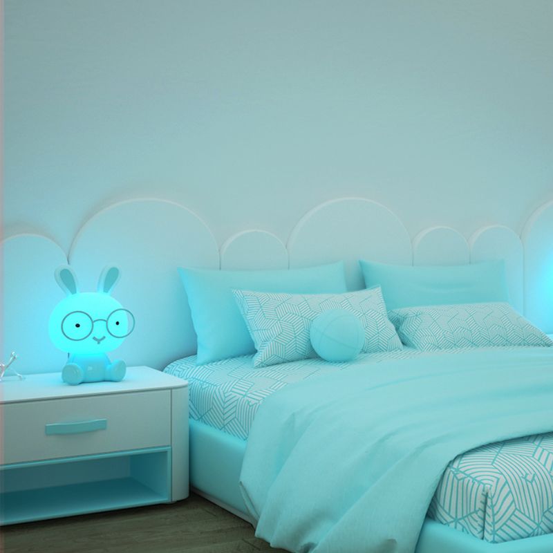 Veilleuse de nuit LED pour chambre Lapin (+câble USB) - Silumen