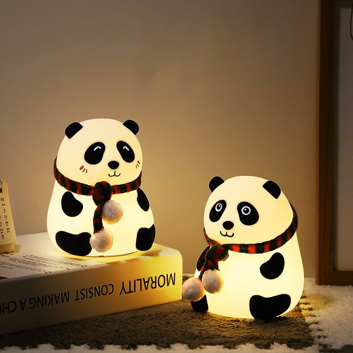 Veilleuse de Nuit Panda Tactile en silicone (avec câble usb) - Silumen
