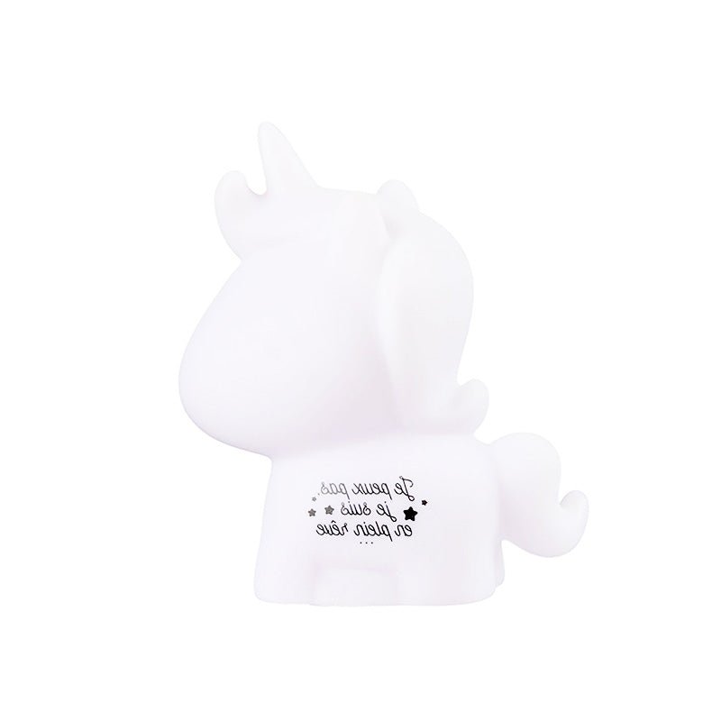 Veilleuse Licorne à Piles 4.5 x 10 cm - Silumen