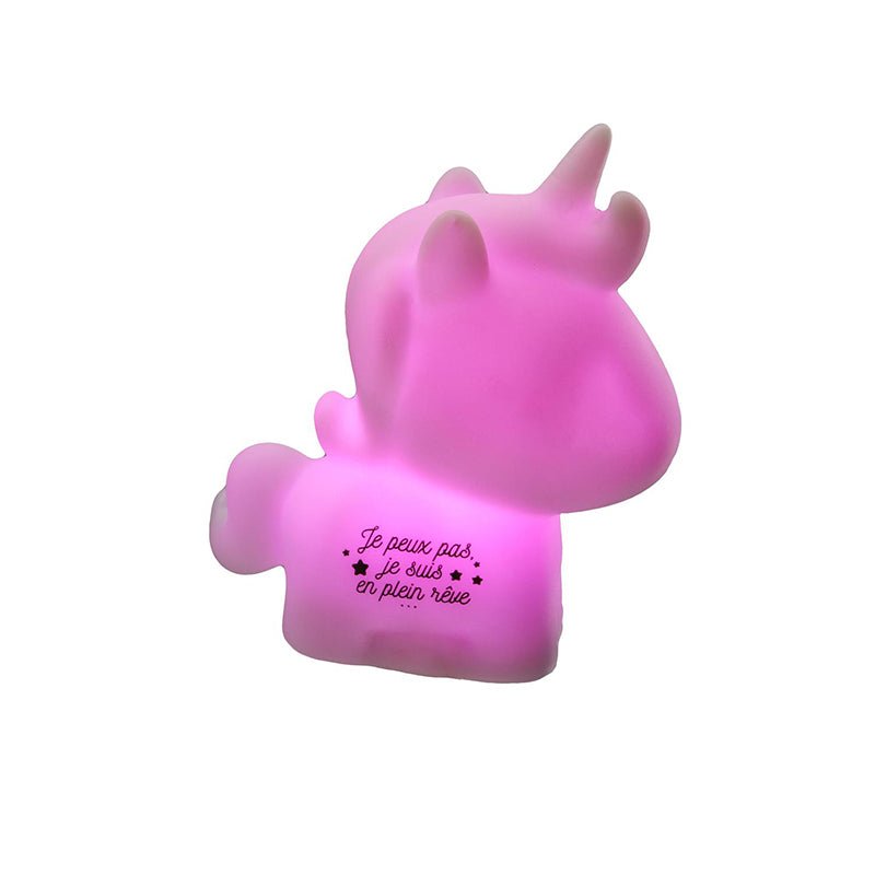 Veilleuse Licorne à Piles 4.5 x 10 cm - Silumen