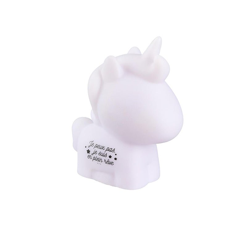 Veilleuse Licorne à Piles 4.5 x 10 cm - Silumen